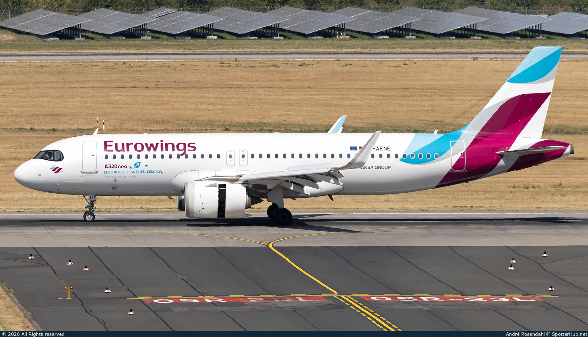 Photo of D-AENE - Airbus A320-251N operated by Eurowings