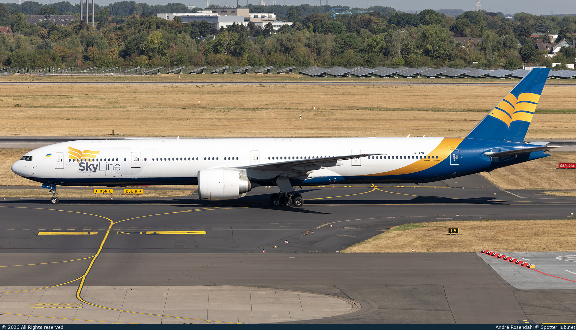 Photo of UR-AZR - Boeing 777-31H(ER) operated by Skyline Express Airlines