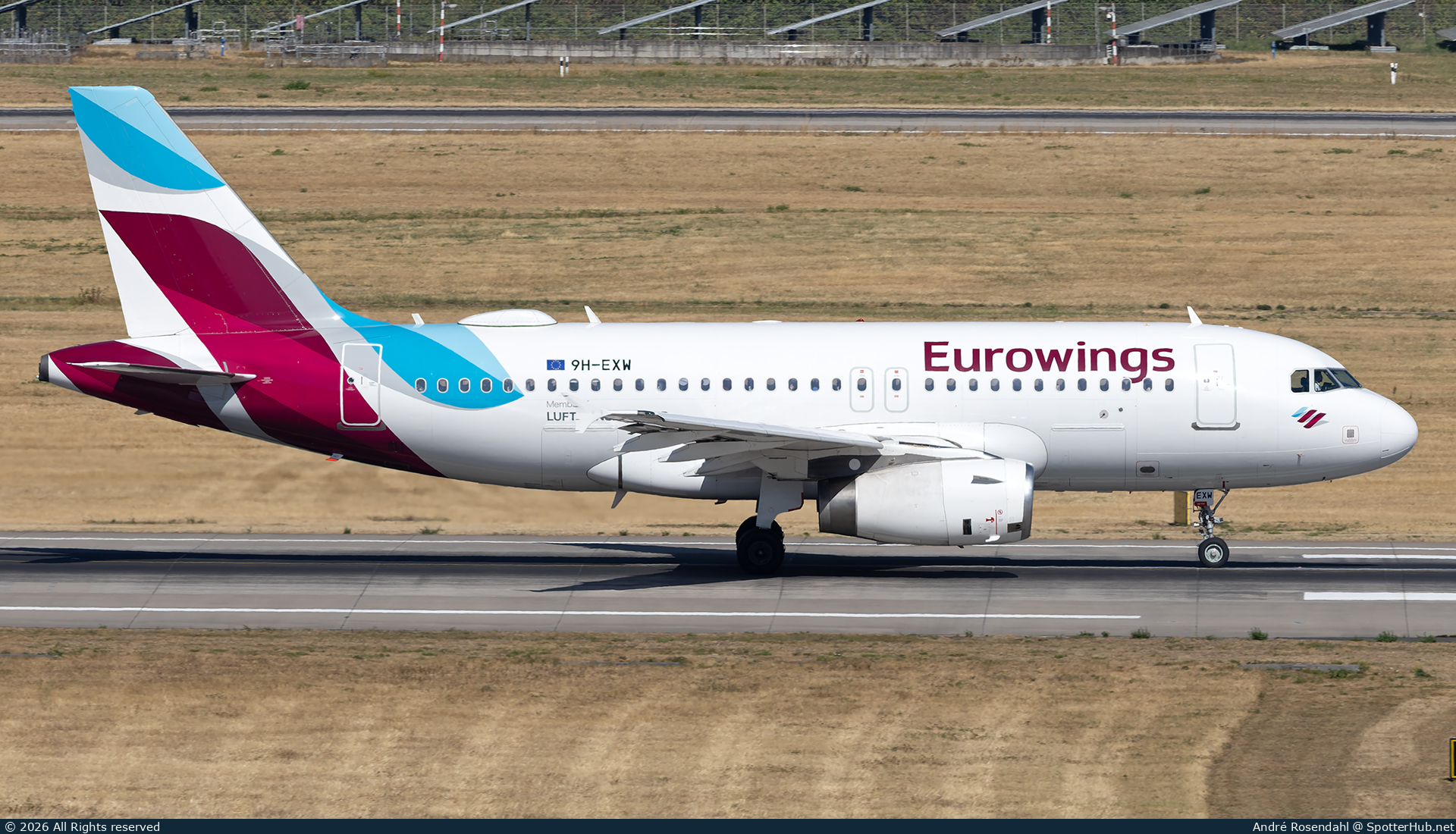 Photo of 9H-EXW - Airbus A319-132 operated by Eurowings Europe Malta