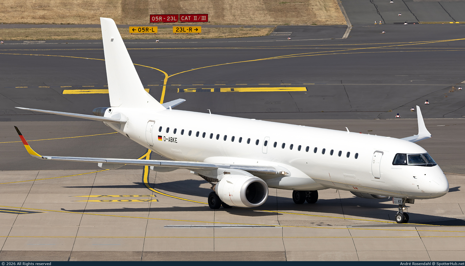 Photo of D-ABKE - Embraer ERJ-190LR operated by German Airways
