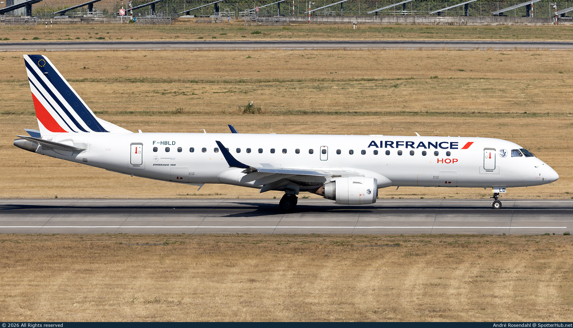 Photo of F-HBLD - Embraer ERJ-190LR operated by Air France HOP
