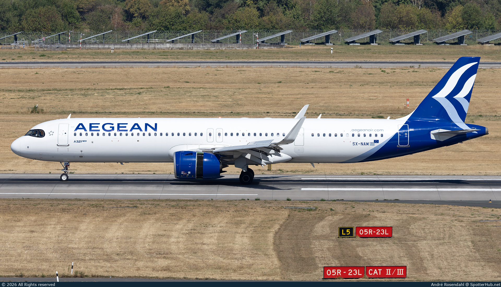 Photo of SX-NAM - Airbus A321-271NX operated by Aegean Airlines