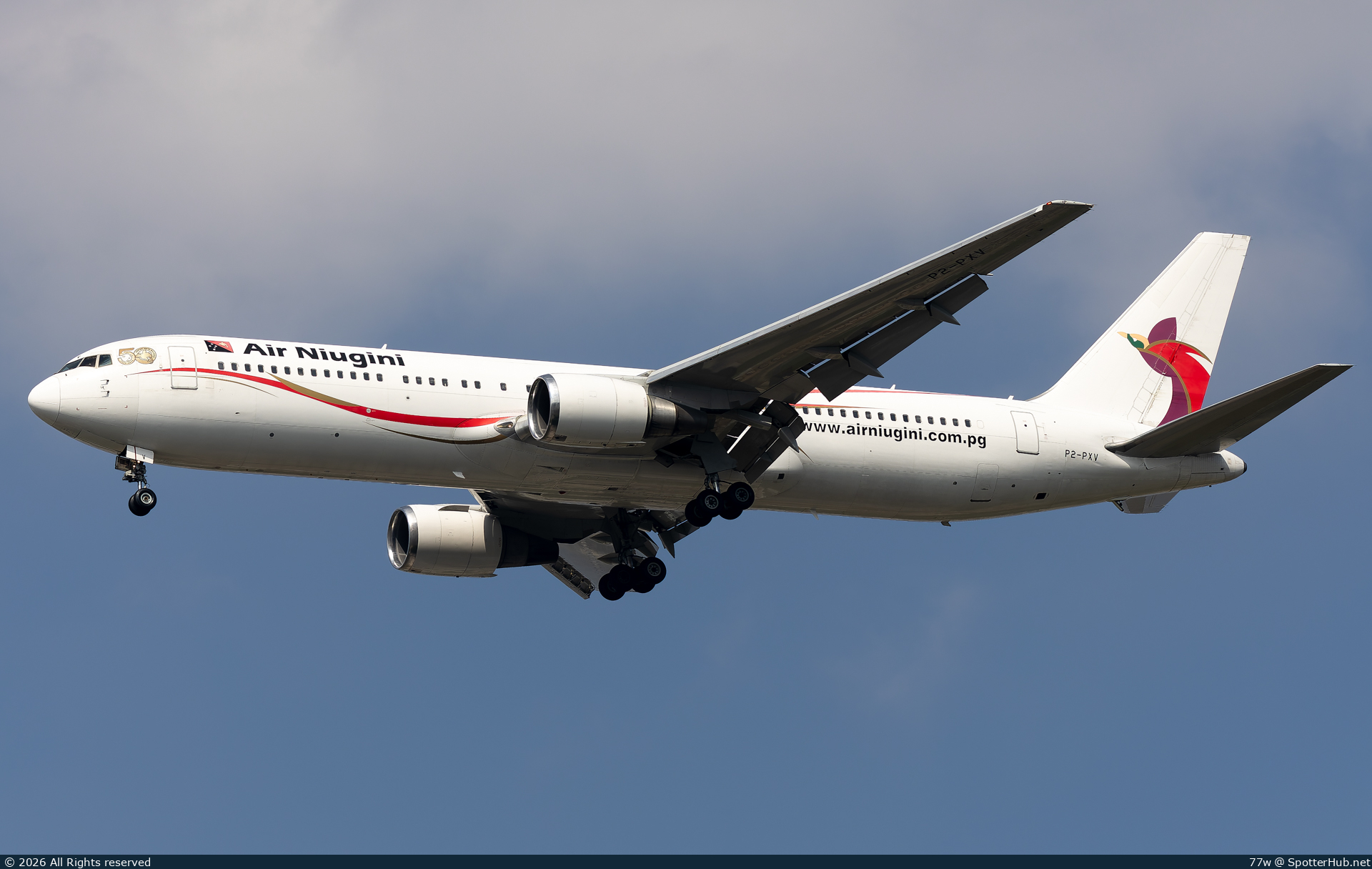 Photo of P2-PXV - Boeing 767-341(ER) operated by Air Niugini