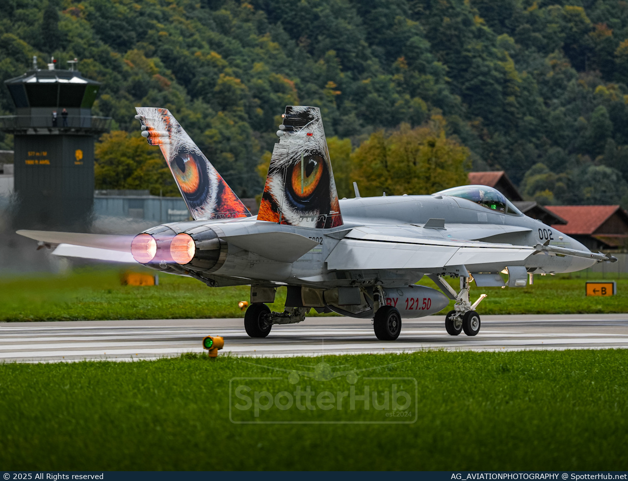 Photo of J-5002 - McDonnell Douglas F/A-18C Hornet operated by Swiss Air Force