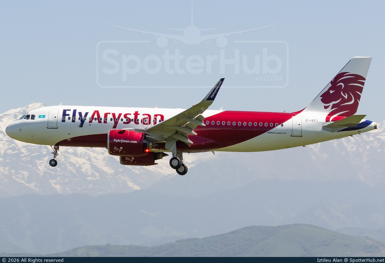 Photo of EI-KFI - Airbus A320-271N operated by FlyArystan