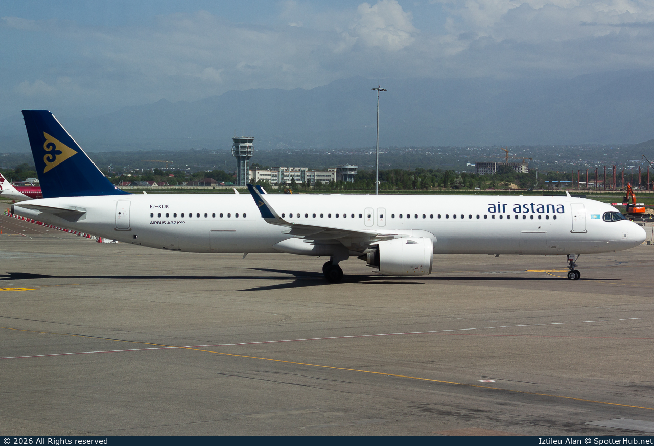 Photo of EI-KDK - Airbus A321-271NX operated by Air Astana