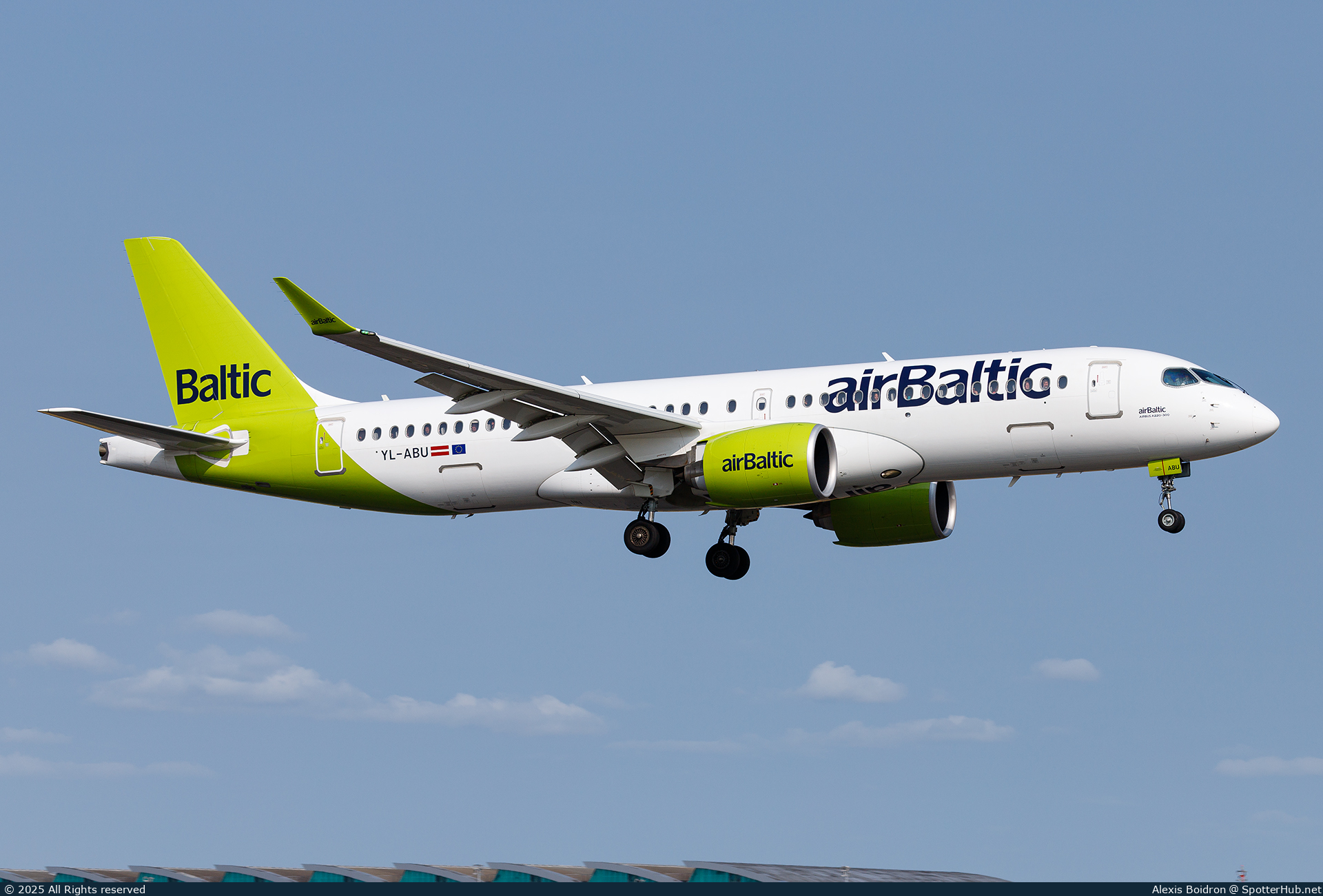 Photo of YL-ABU - Airbus A220-300 operated by airBaltic