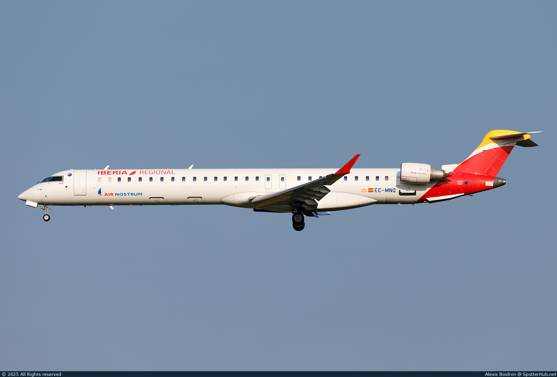 Photo of EC-MNQ - Bombardier CRJ-1000 operated by Iberia Regional (opb Air Nostrum)