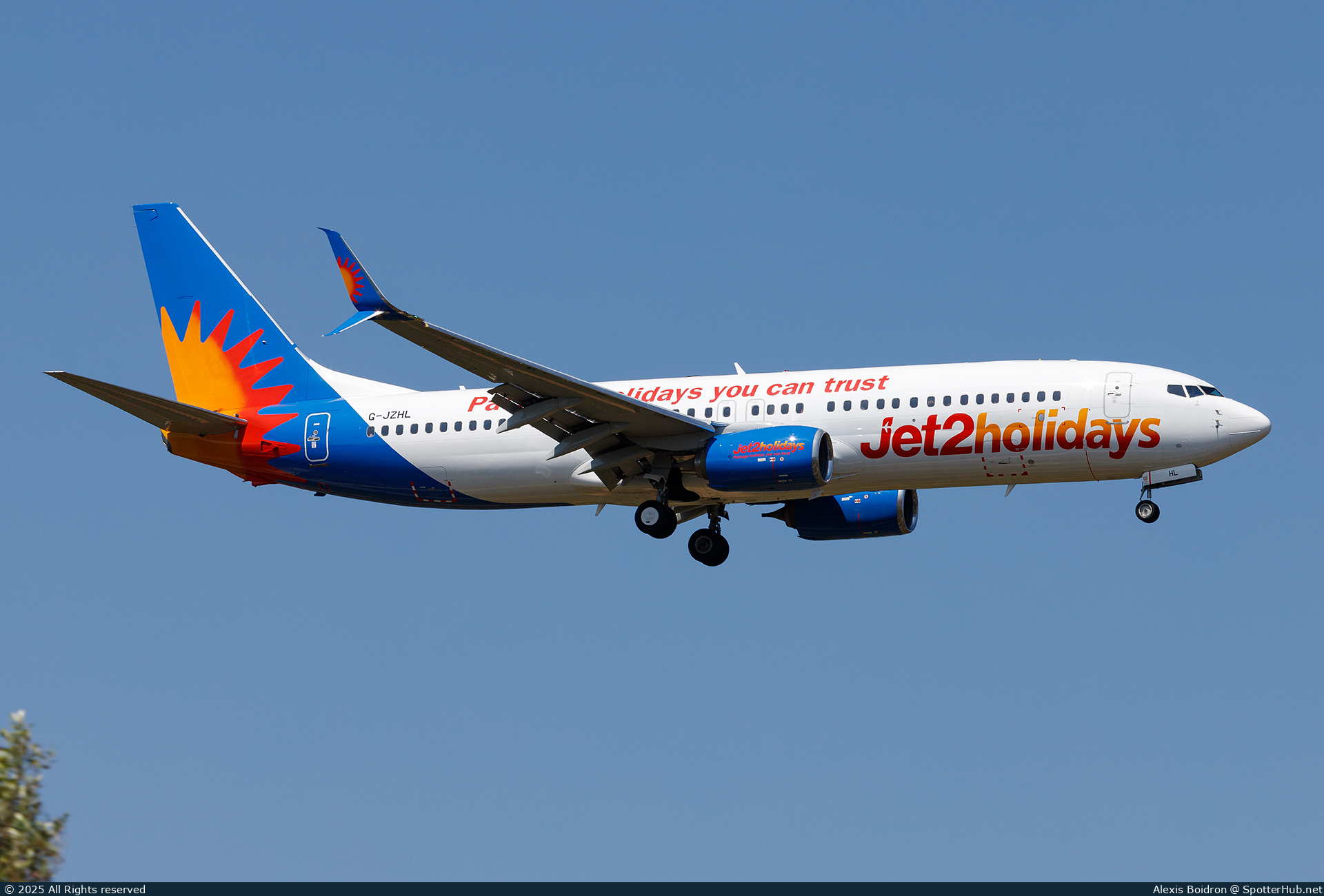 Photo of G-JZHL - Boeing 737-8MG operated by Jet2