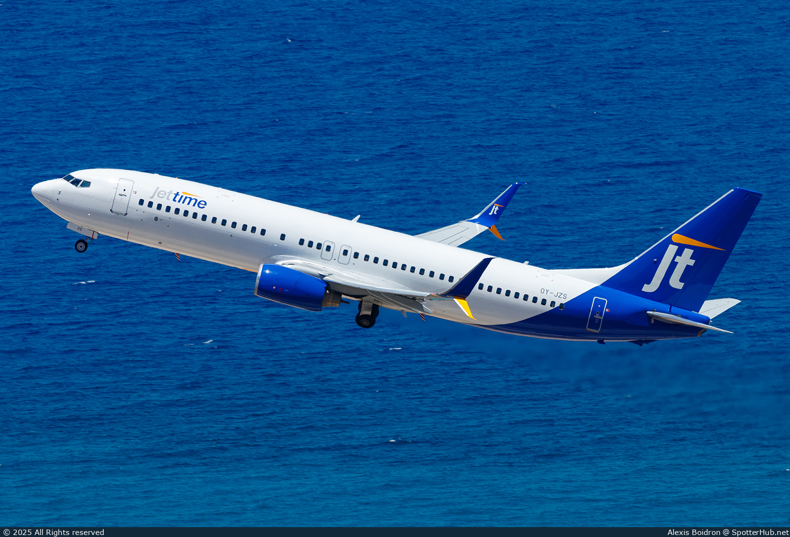 Photo of OY-JZS - Boeing 737-8K5 operated by Jettime