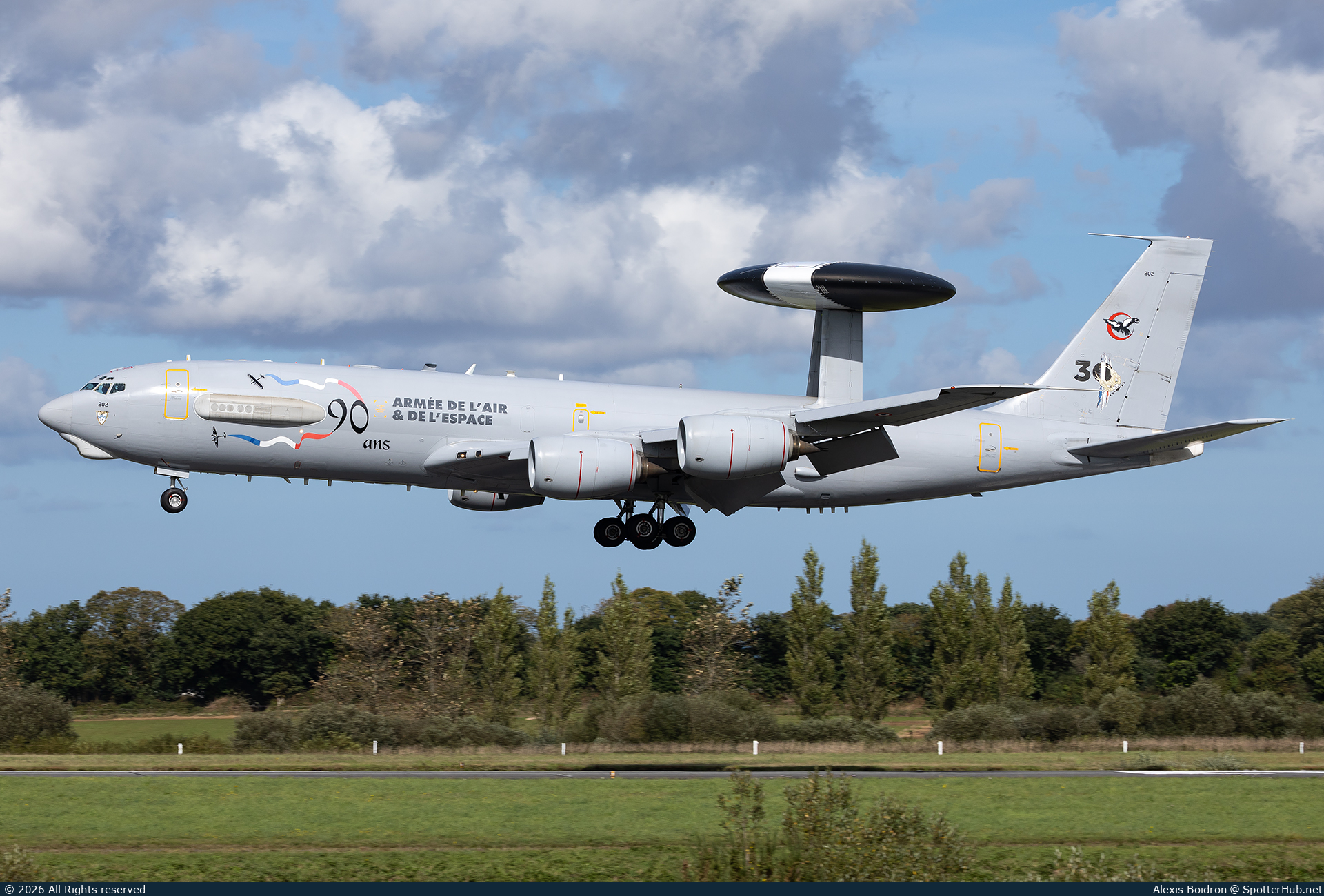 Photo of 202 - Boeing E-3F Sentry operated by French Air Force