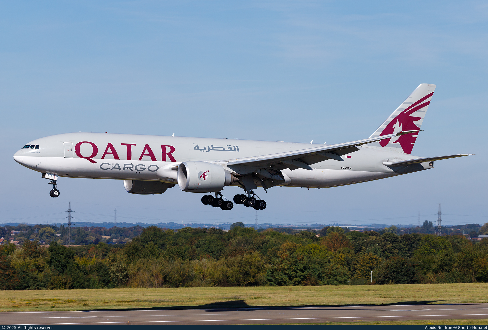Photo of A7-BFH - Boeing 777-FDZ operated by Qatar Airways Cargo