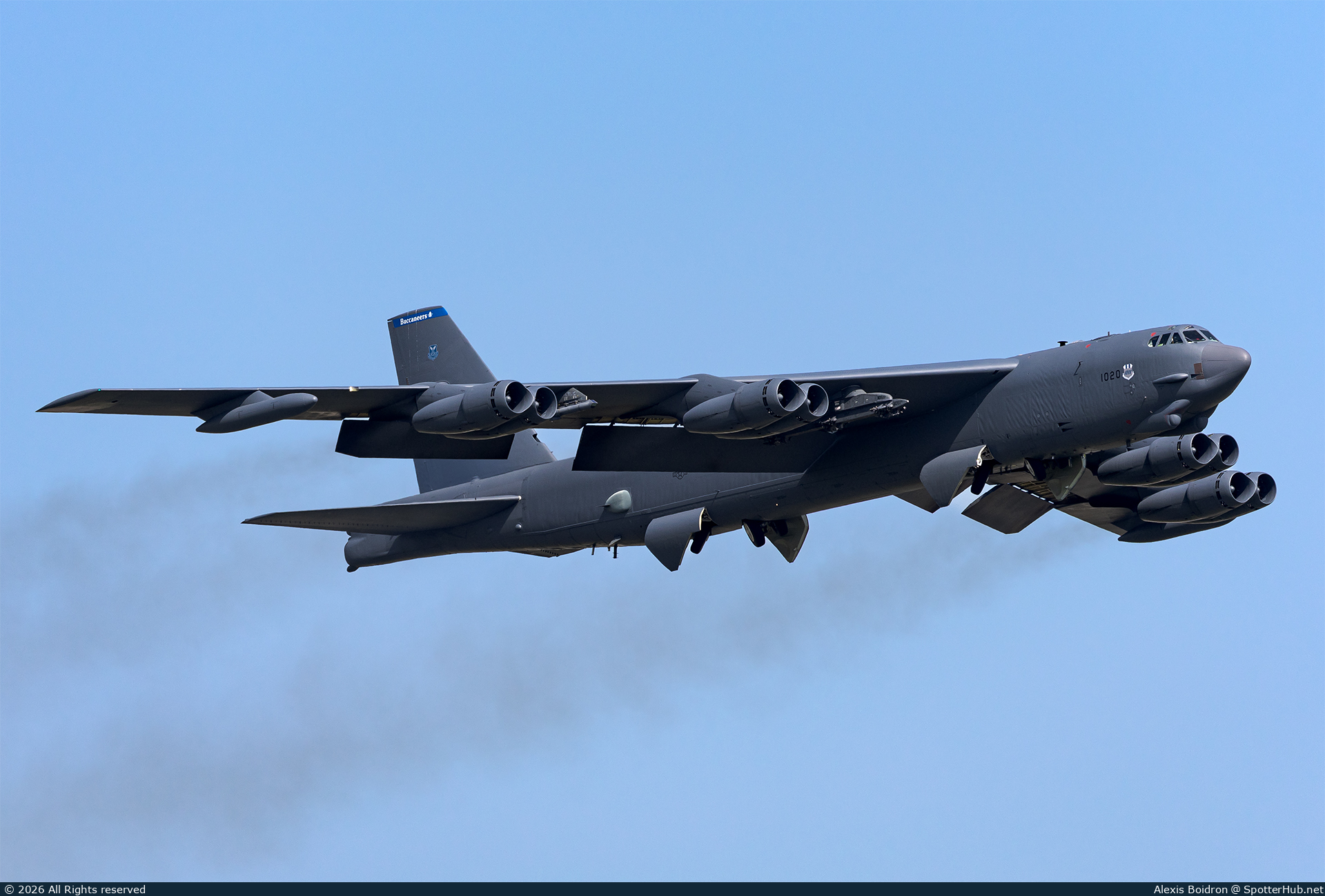 Photo of 61-0020 - Boeing B-52H Stratofortress operated by US Air Force