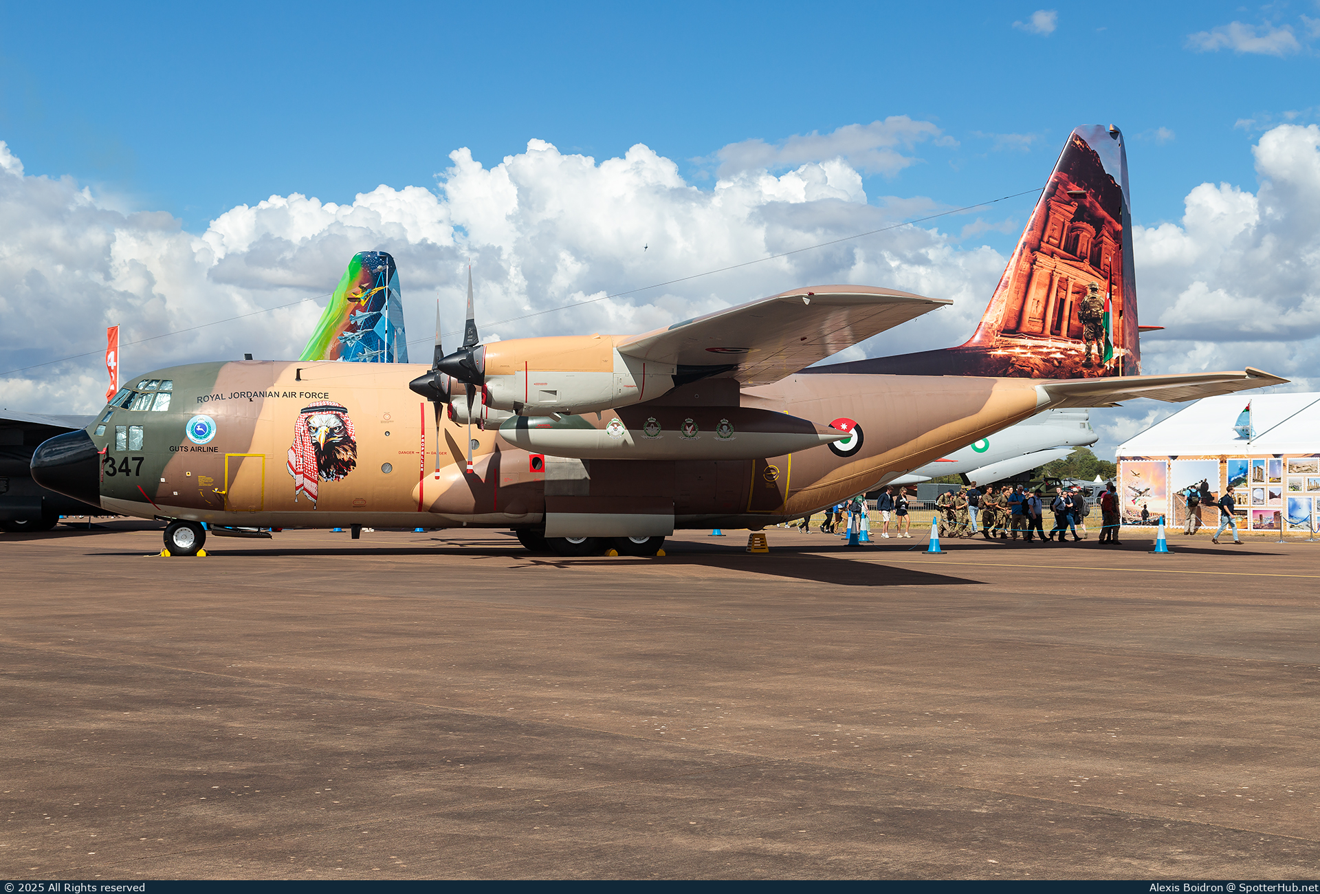 Photo of 347 - Lockheed C-130H Hercules operated by Royal Jordanian Air Force
