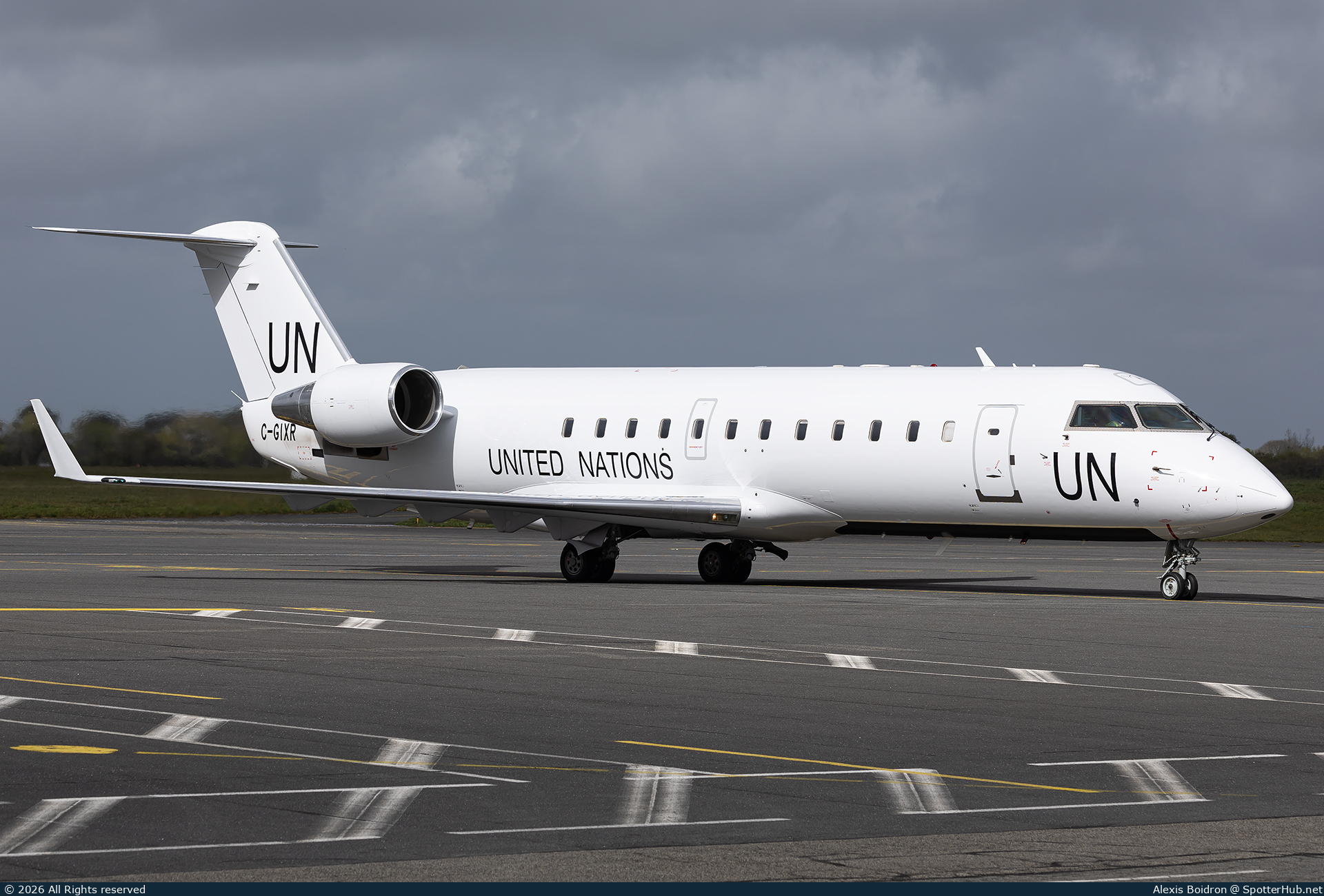 Photo of C-GIXR - Bombardier CRJ-200LR operated by United Nations Humanitarian Air Service (opb Voyageur Airways)