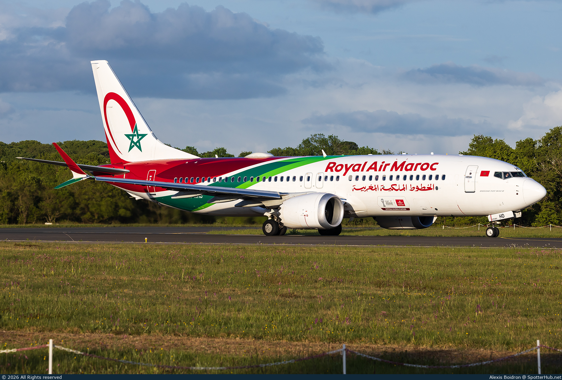 Photo of CN-RHD - Boeing 737 MAX 8 operated by Royal Air Maroc