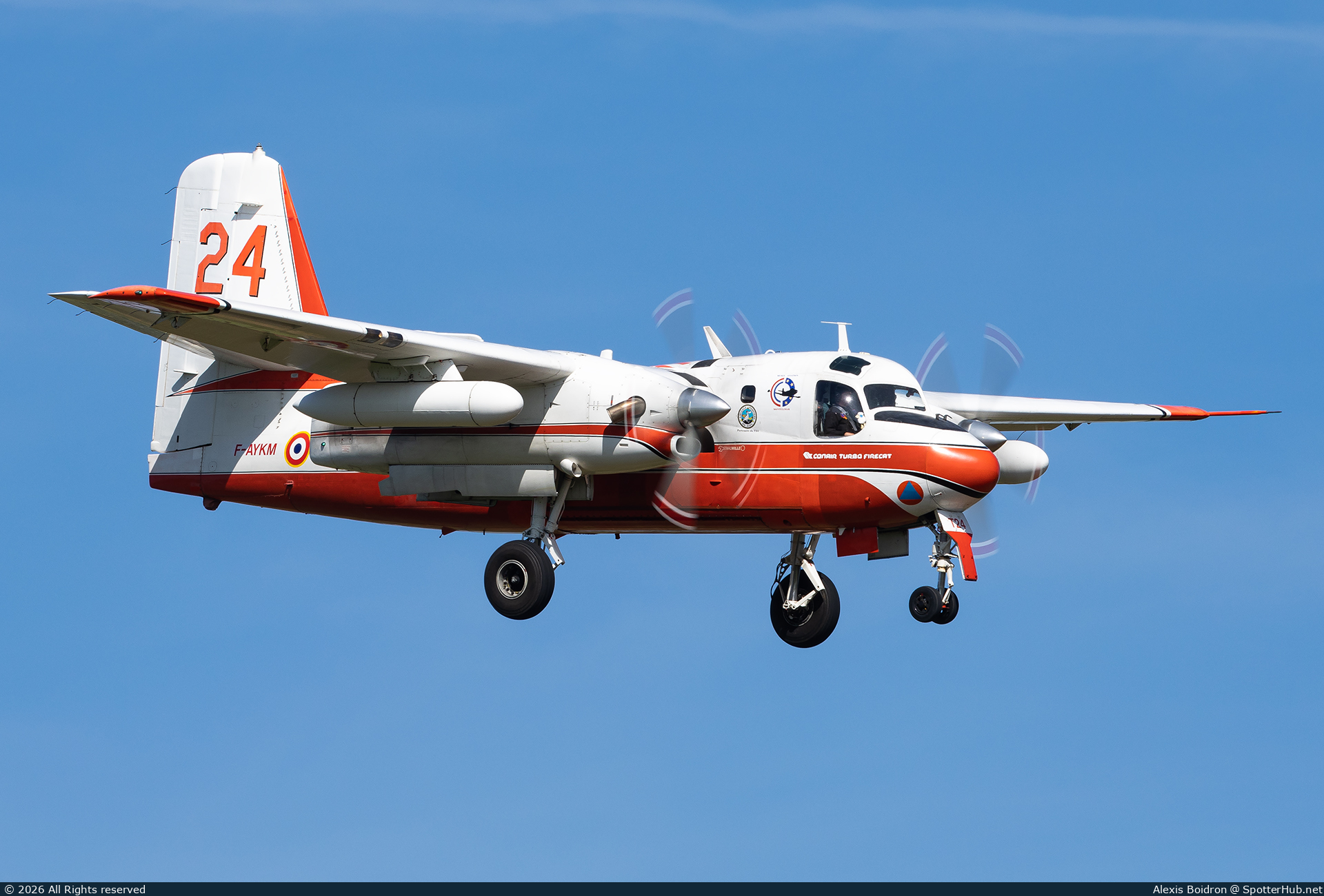 Photo of F-AYKM - Conair S-2T Turbo Firecat operated by Musée Européen de l'Aviation de Chasse