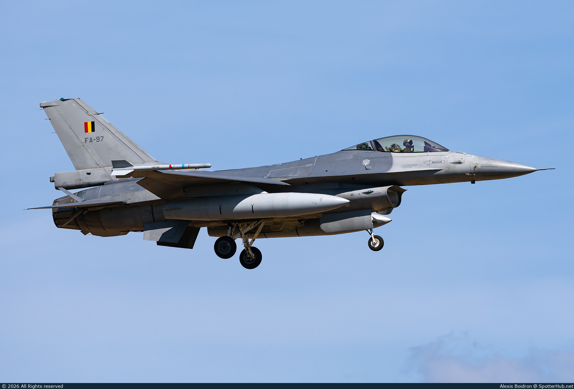 Photo of FA-97 - General Dynamics F-16AM Fighting Falcon operated by Belgian Air Force