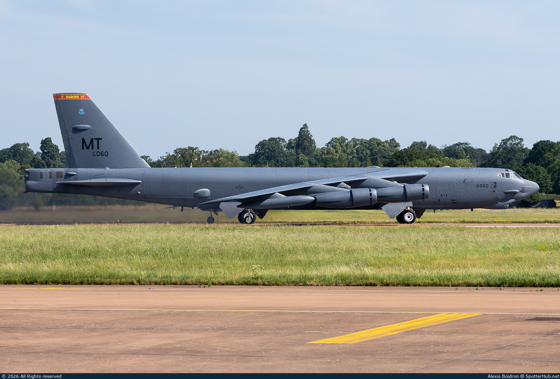 Photo of 60-0060 - Boeing B-52H Stratofortress operated by US Air Force