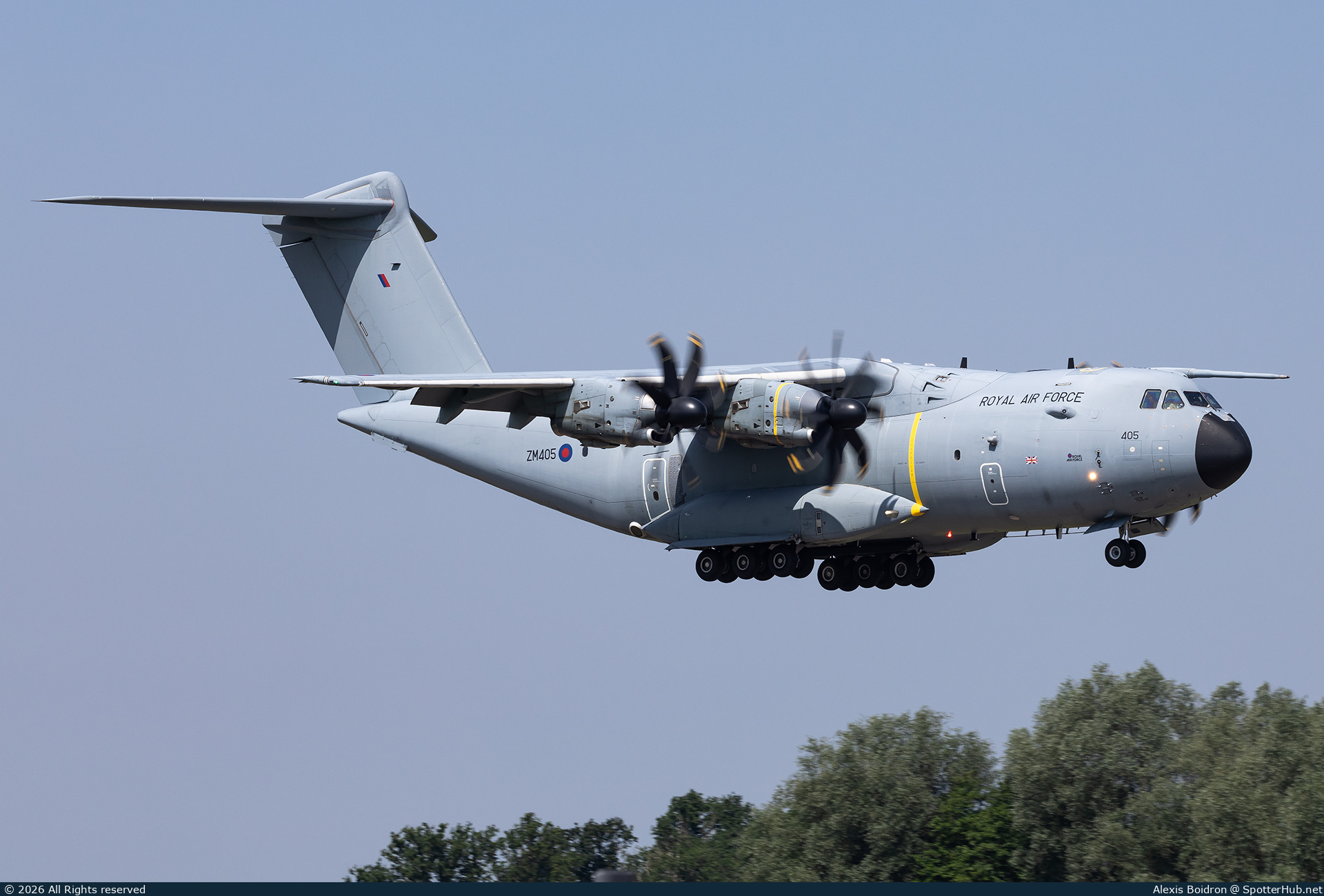Photo of ZM405 - Airbus A400M Atlas C.1 operated by Royal Air Force