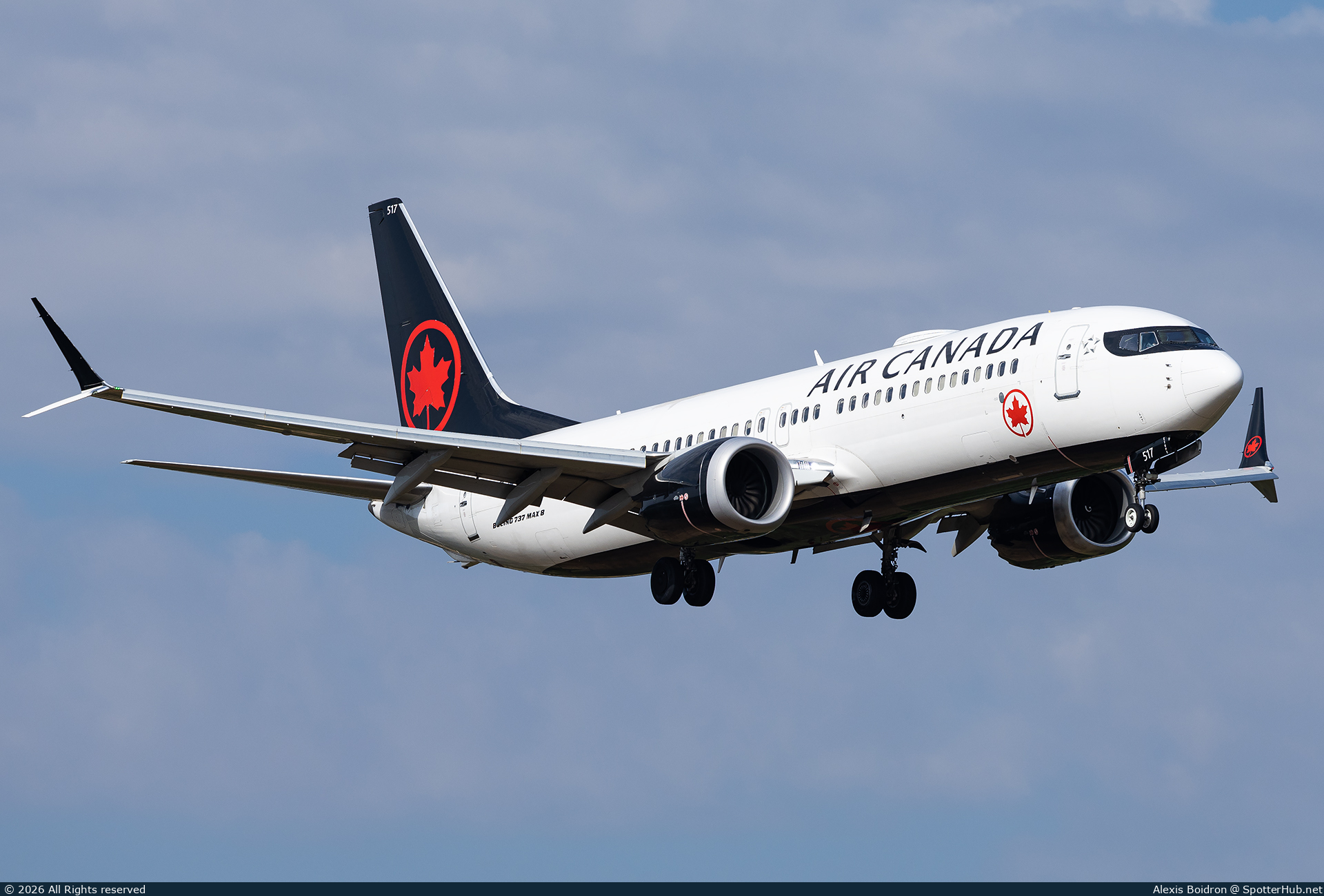 Photo of C-FSOC - Boeing 737 MAX 8 operated by Air Canada