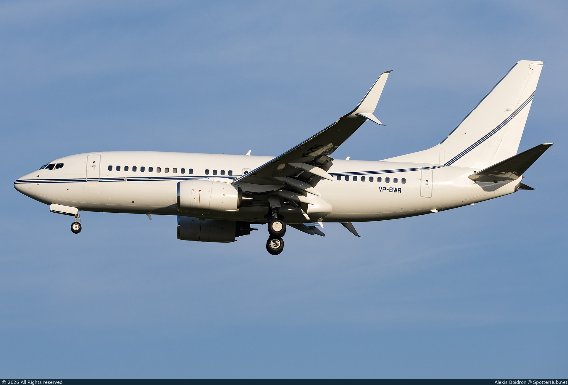 Photo of VP-BWR - Boeing 737-79T(BBJ) operated by USAL Limited