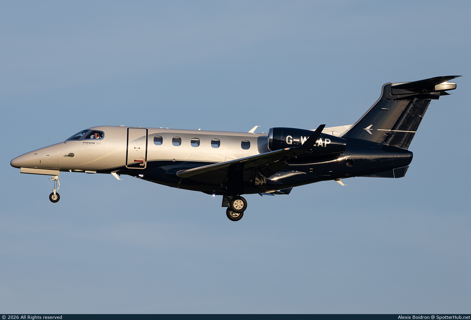 Photo of G-WZAP - Embraer Phenom 300 operated by Voluxis