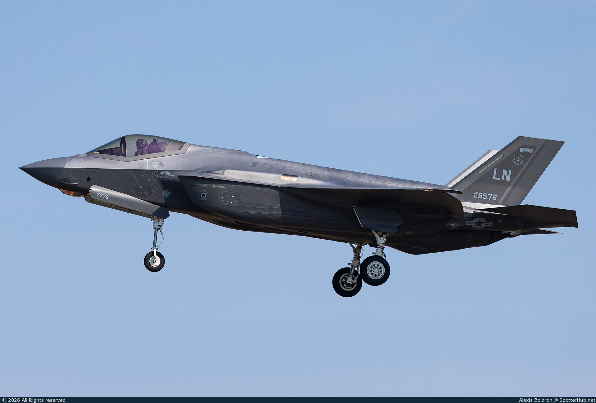 Photo of 20-5576 - Lockheed Martin F-35A Lightning II operated by US Air Force