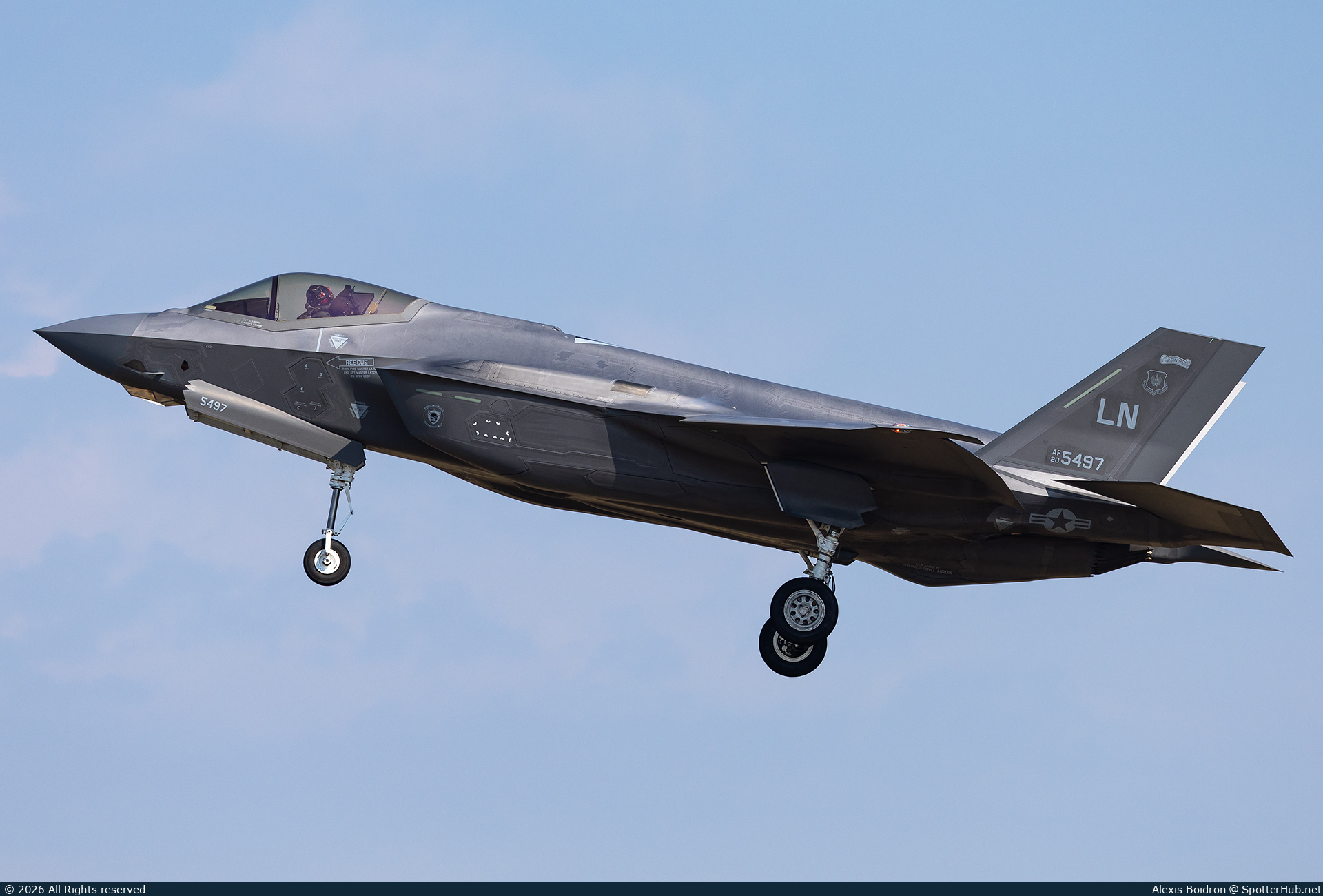 Photo of 19-5497 - Lockheed Martin F-35A Lightning II operated by US Air Force