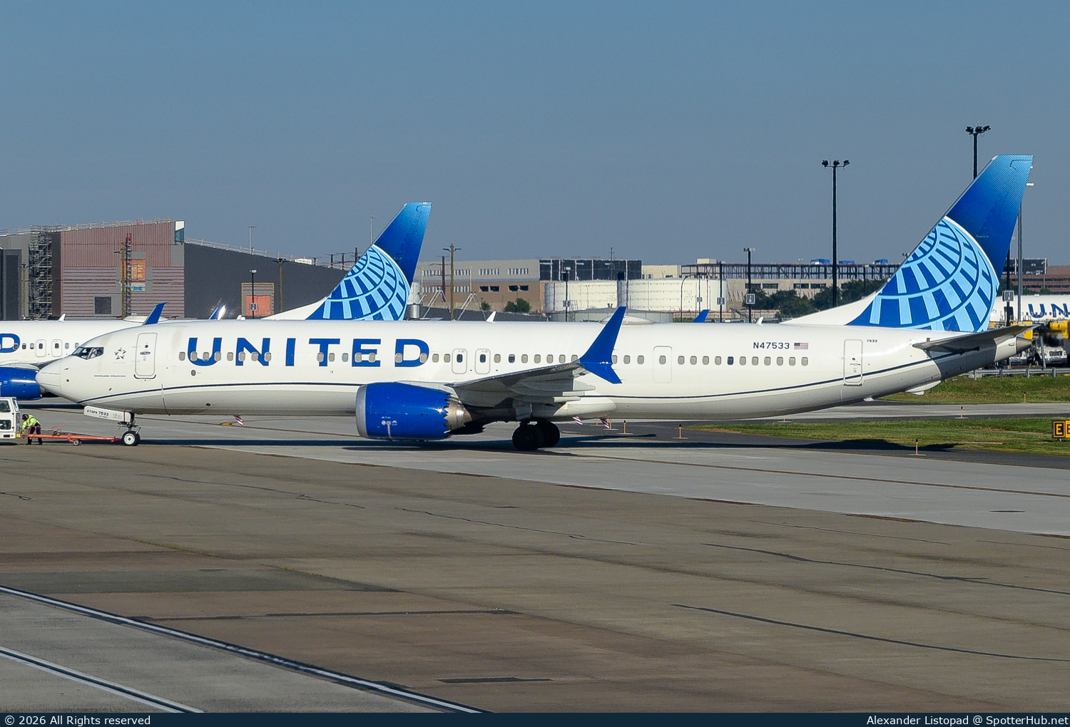 Photo of N47533 - Boeing 737 MAX 9 operated by United Airlines
