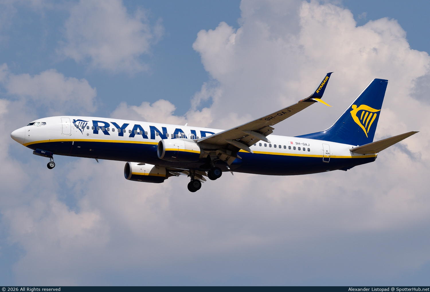 Photo of 9H-QAJ - Boeing 737-8AS operated by Ryanair (opb Malta Air)