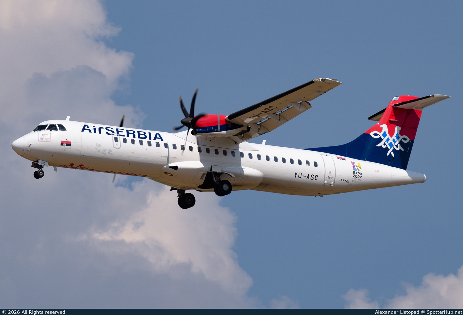 Photo of YU-ASC - ATR 72-600 operated by Air Serbia