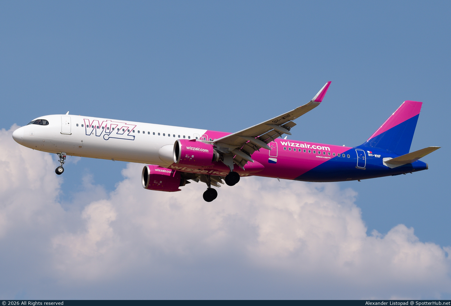 Photo of 9H-WNF - Airbus A321-271NX operated by Wizz Air Malta