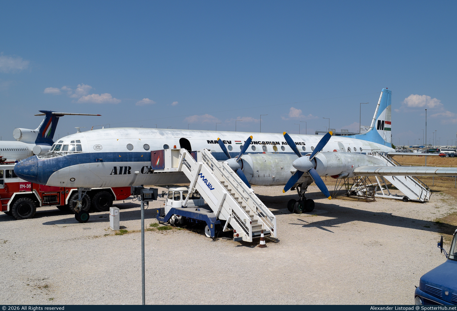 Photo of HA-MOG - Ilyushin Il-18GR operated by Malév Hungarian Airlines