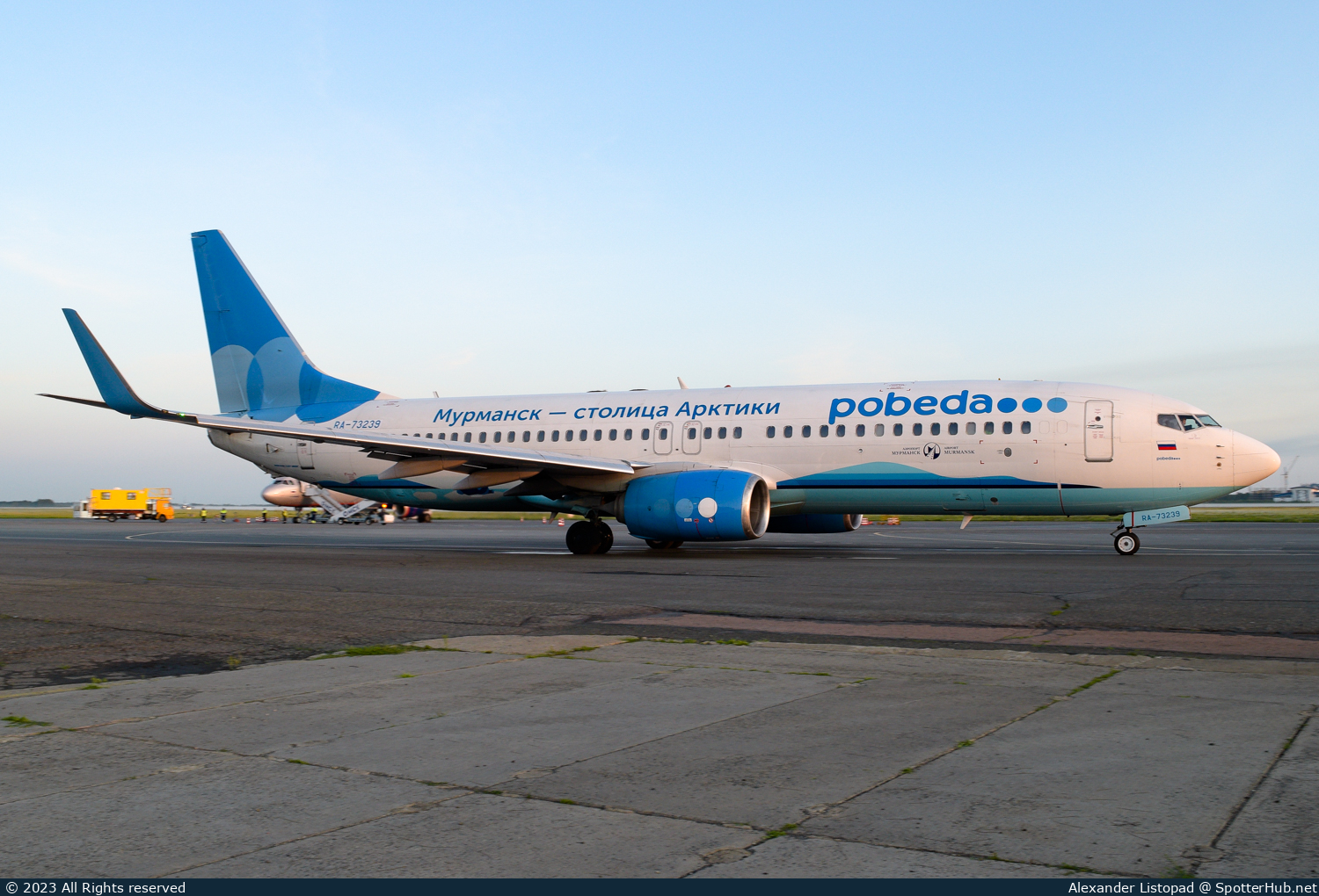 Photo of RA-73239 - Boeing 737-8LJ operated by Pobeda