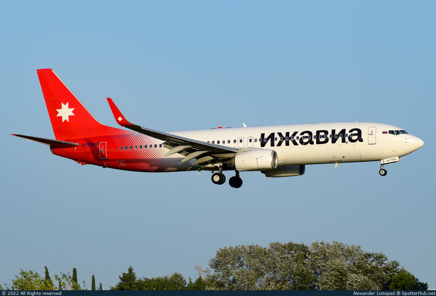 Photo of RA-73184 - Boeing 737-85R operated by Izhavia
