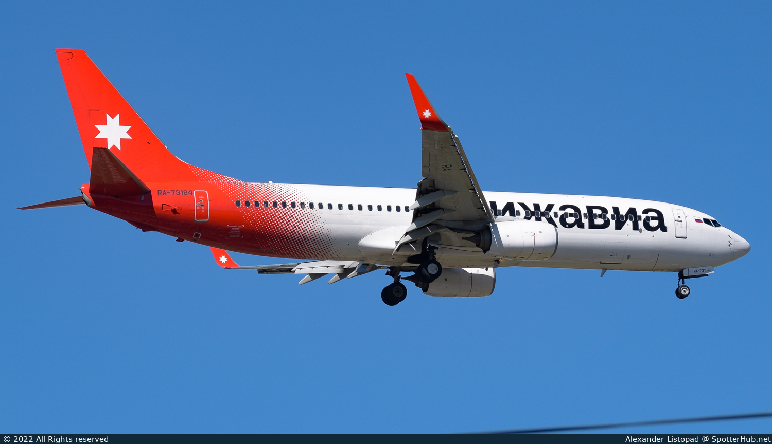 Photo of RA-73184 - Boeing 737-85R operated by Izhavia