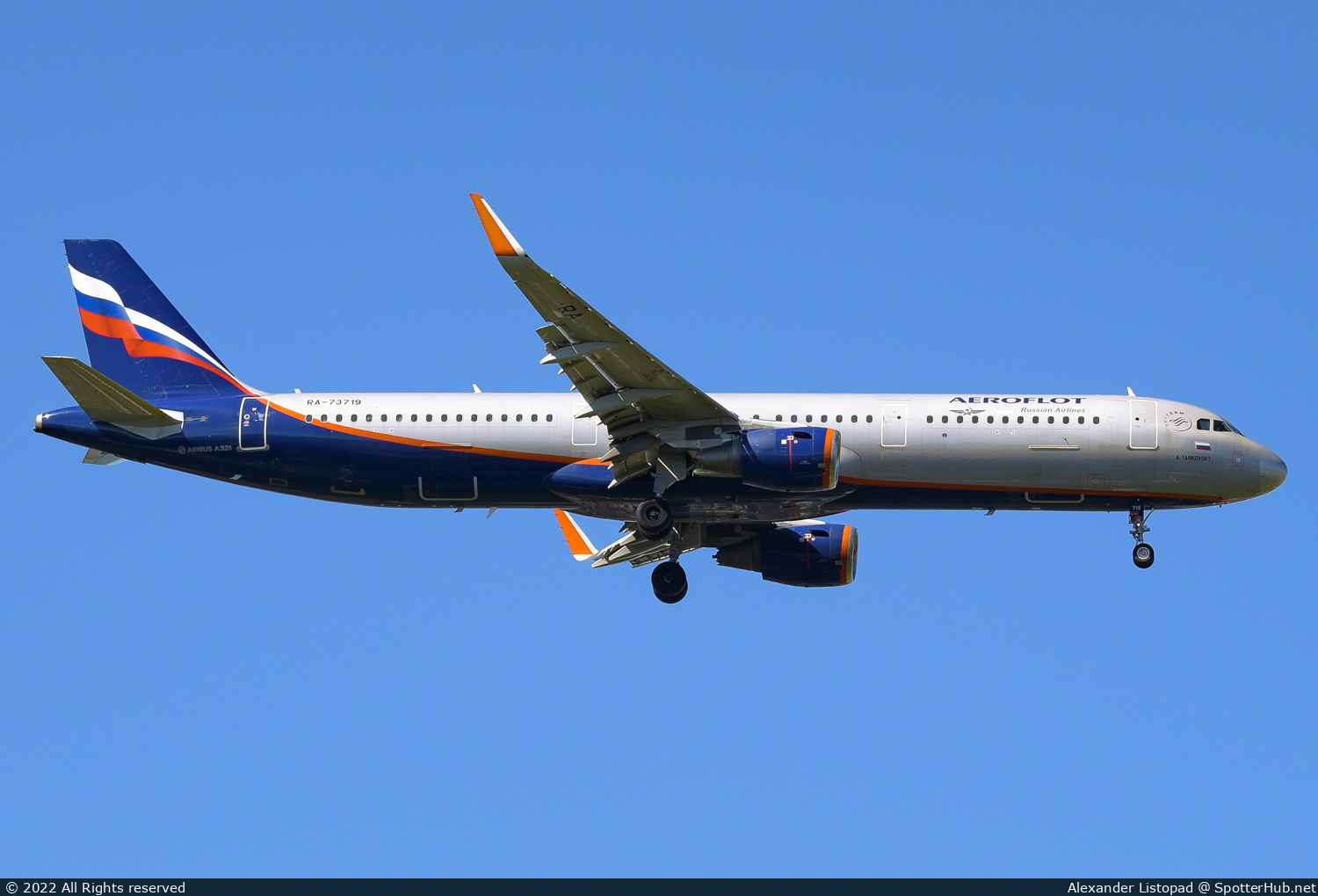 Photo of RA-73719 - Airbus A321-211 operated by Aeroflot