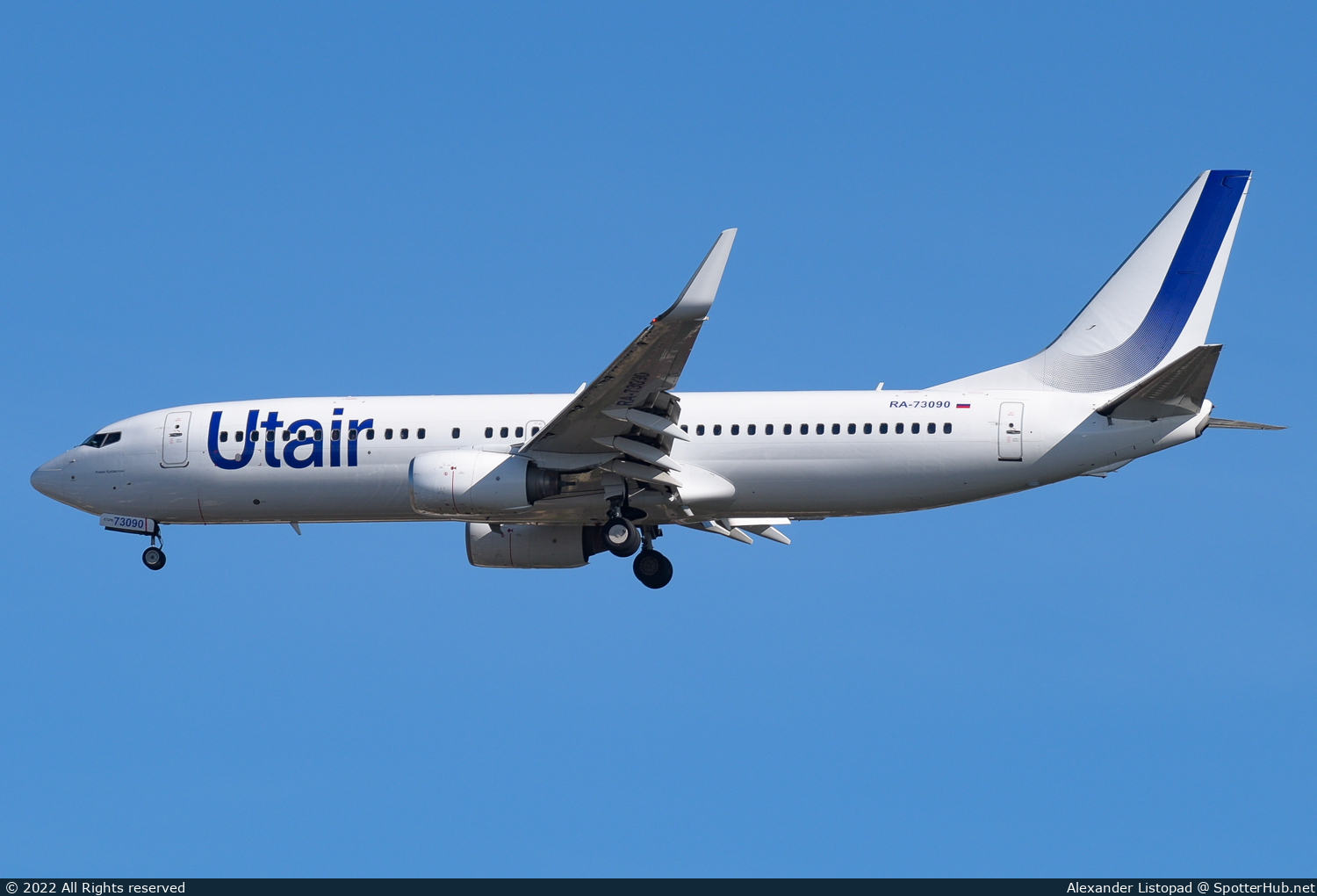 Photo of RA-73090 - Boeing 737-8GU operated by Utair