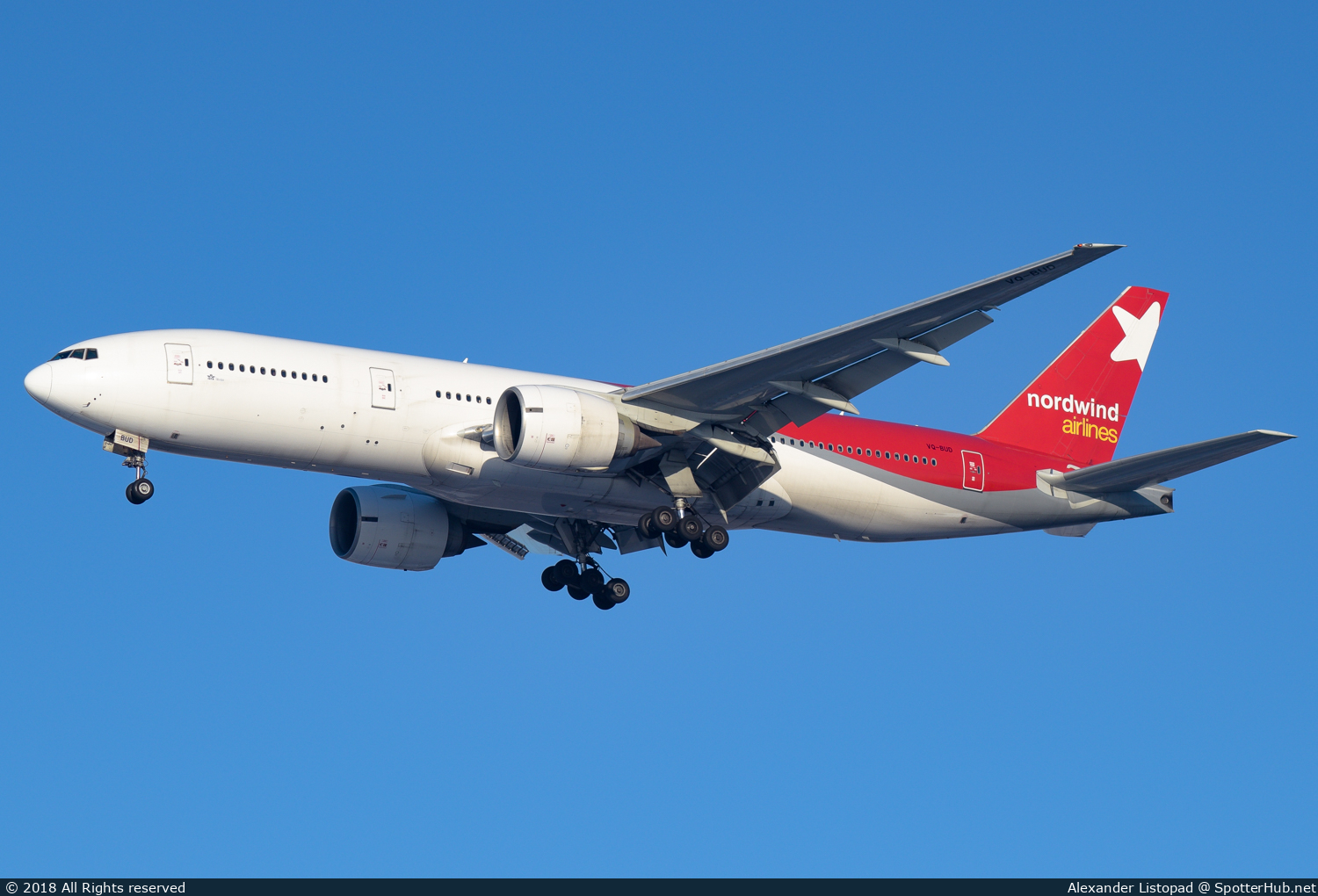 Photo of VQ-BUD - Boeing 777-2Q8(ER) operated by Nordwind Airlines