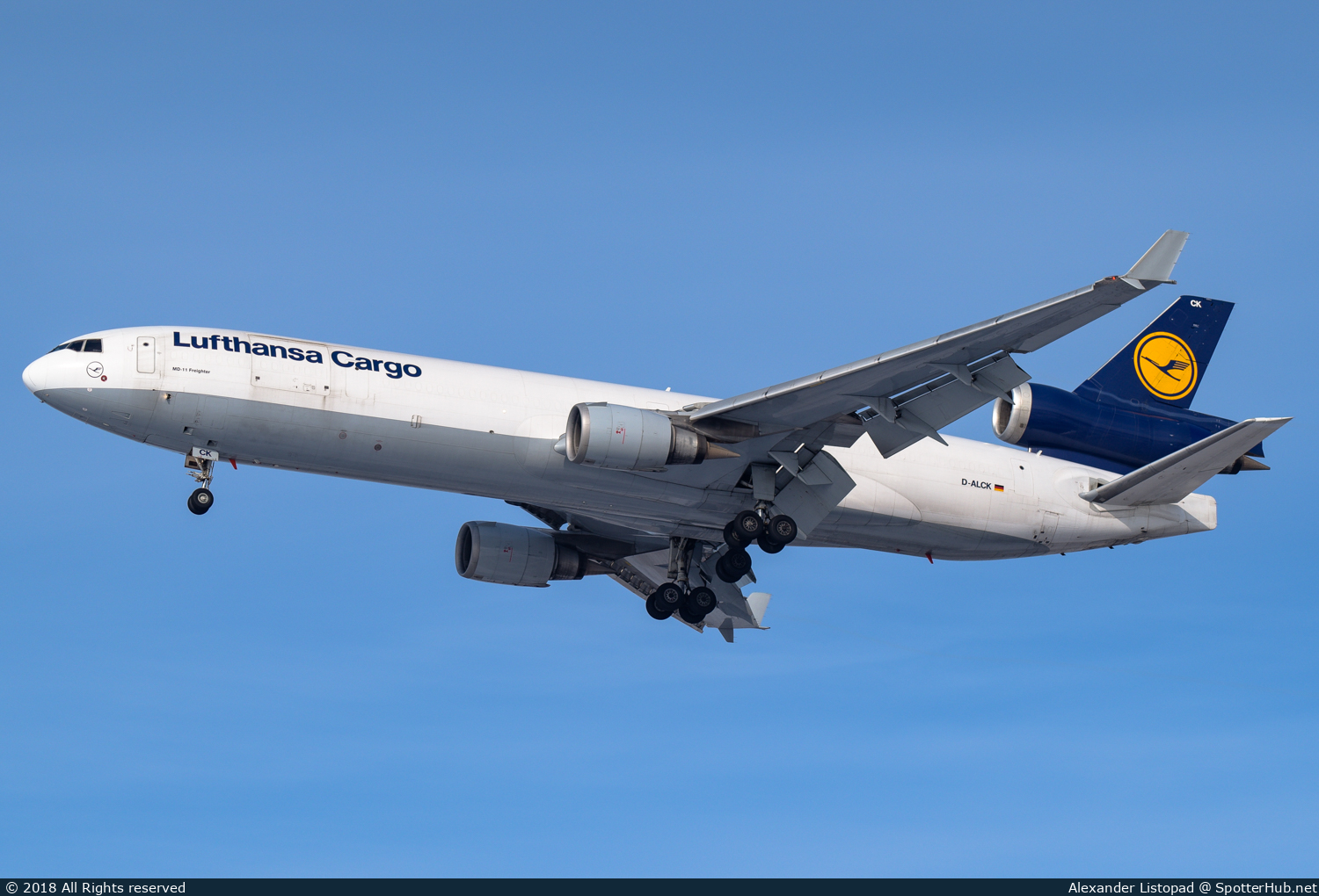 Photo of D-ALCK - McDonnell Douglas MD-11(F) operated by Lufthansa Cargo