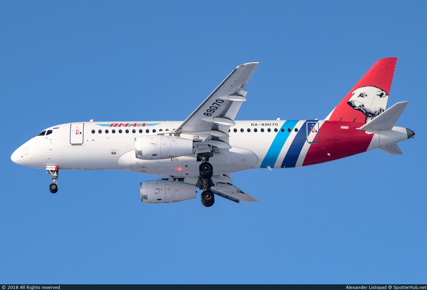 Photo of RA-89070 - Sukhoi Superjet 100-95LR operated by Yamal Airlines