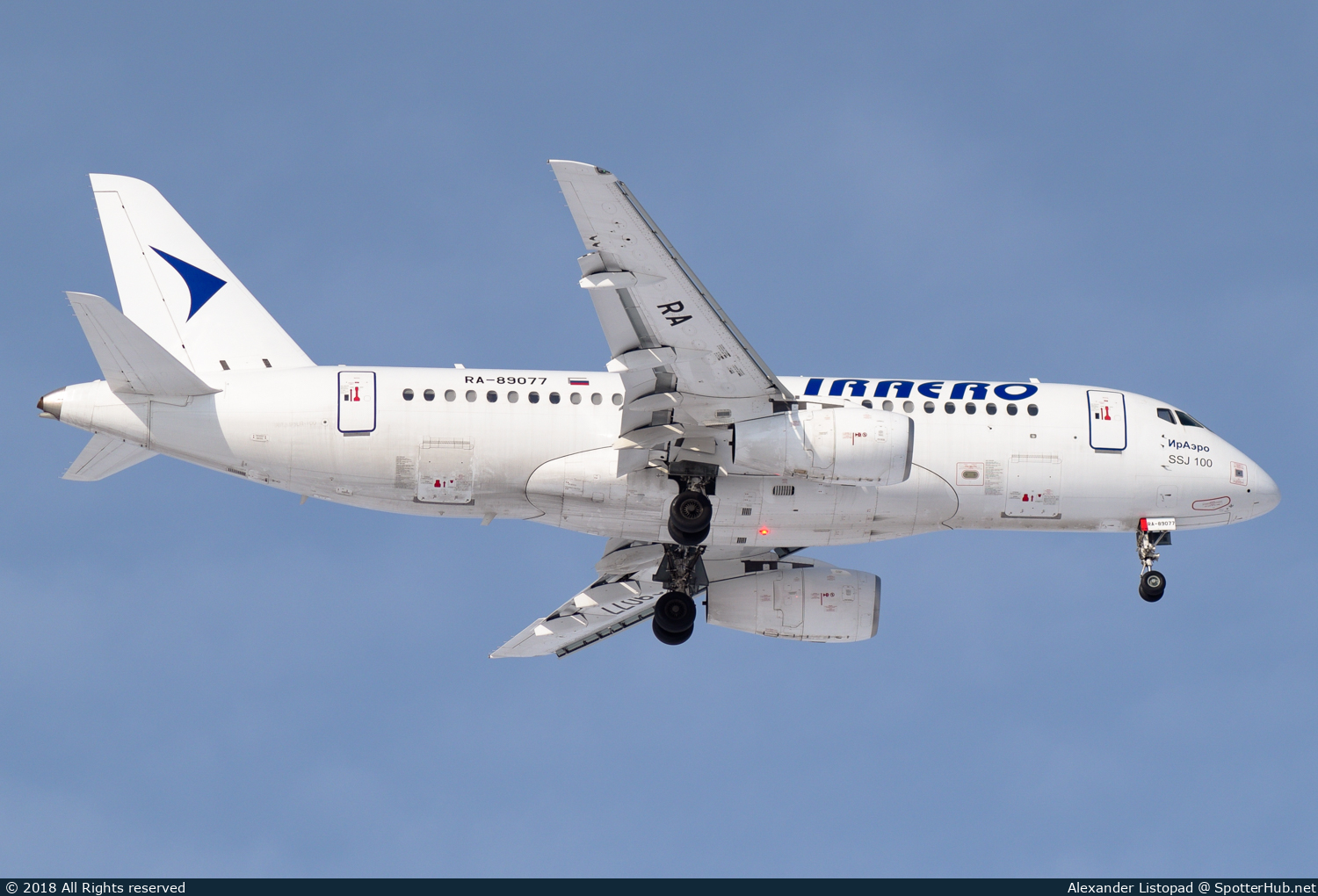 Photo of RA-89077 - Sukhoi Superjet 100-95LR operated by IrAero