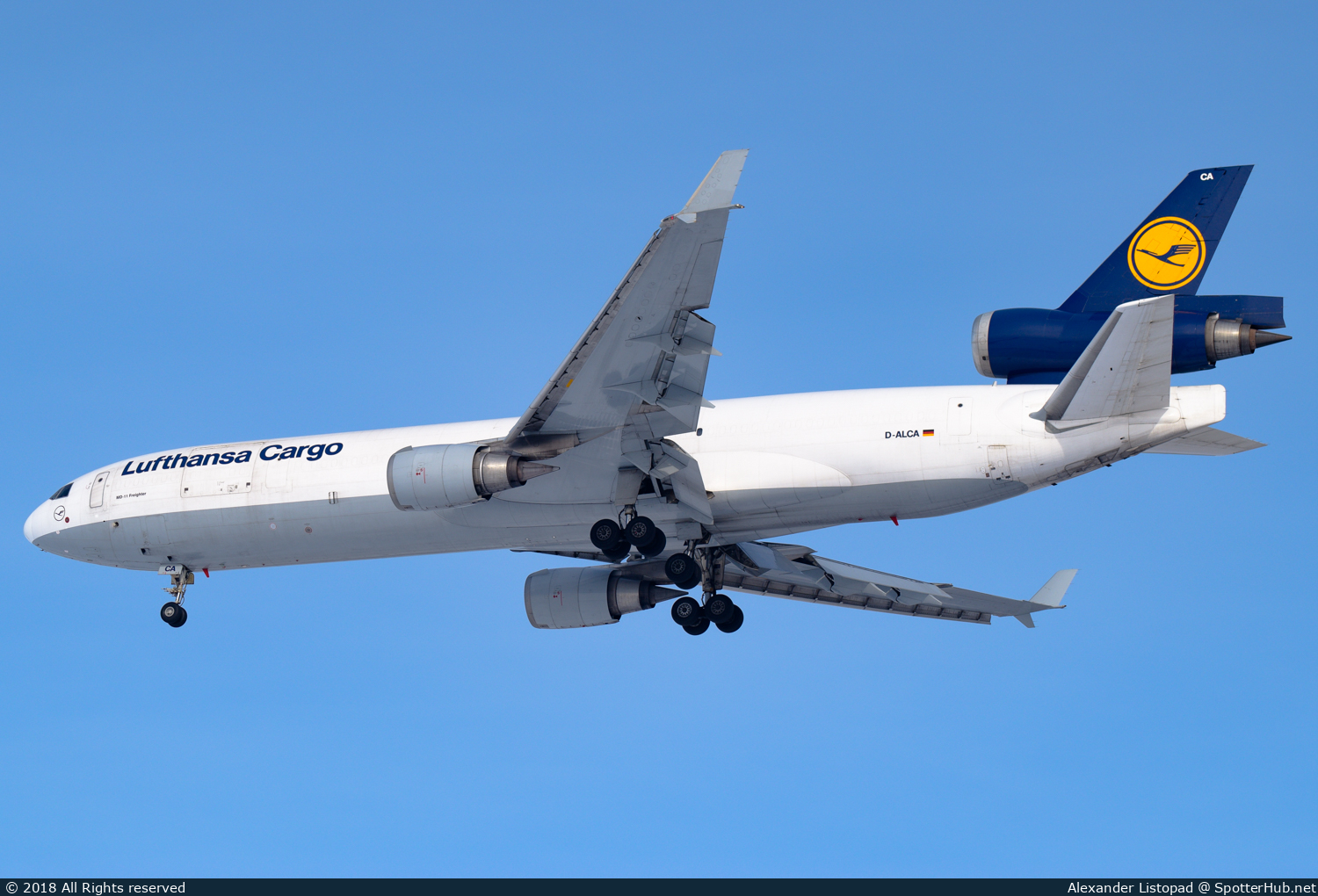 Photo of D-ALCA - McDonnell Douglas MD-11(F) operated by Lufthansa Cargo
