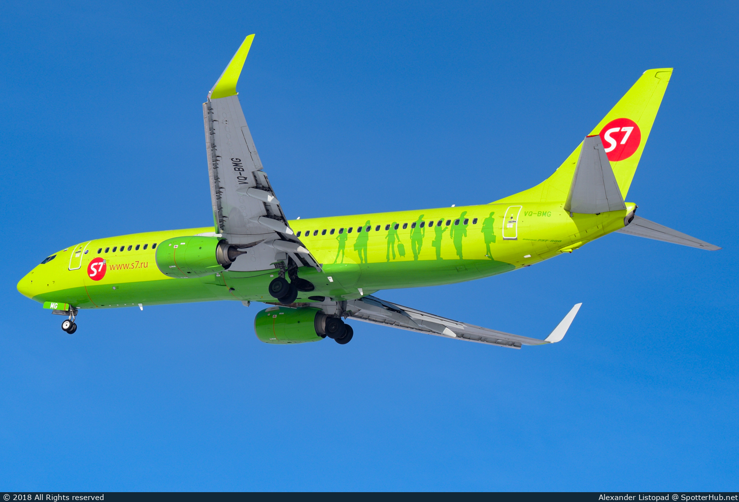 Photo of VQ-BMG - Boeing 737-8LP operated by S7 Airlines