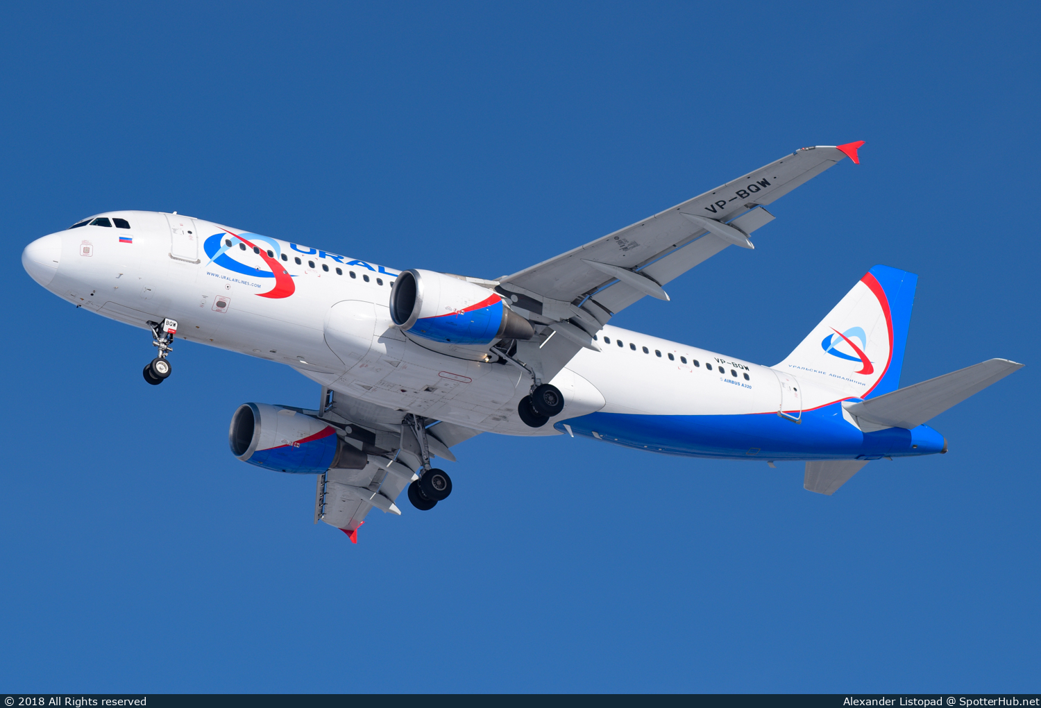 Photo of VP-BQW - Airbus A320-214 operated by Ural Airlines
