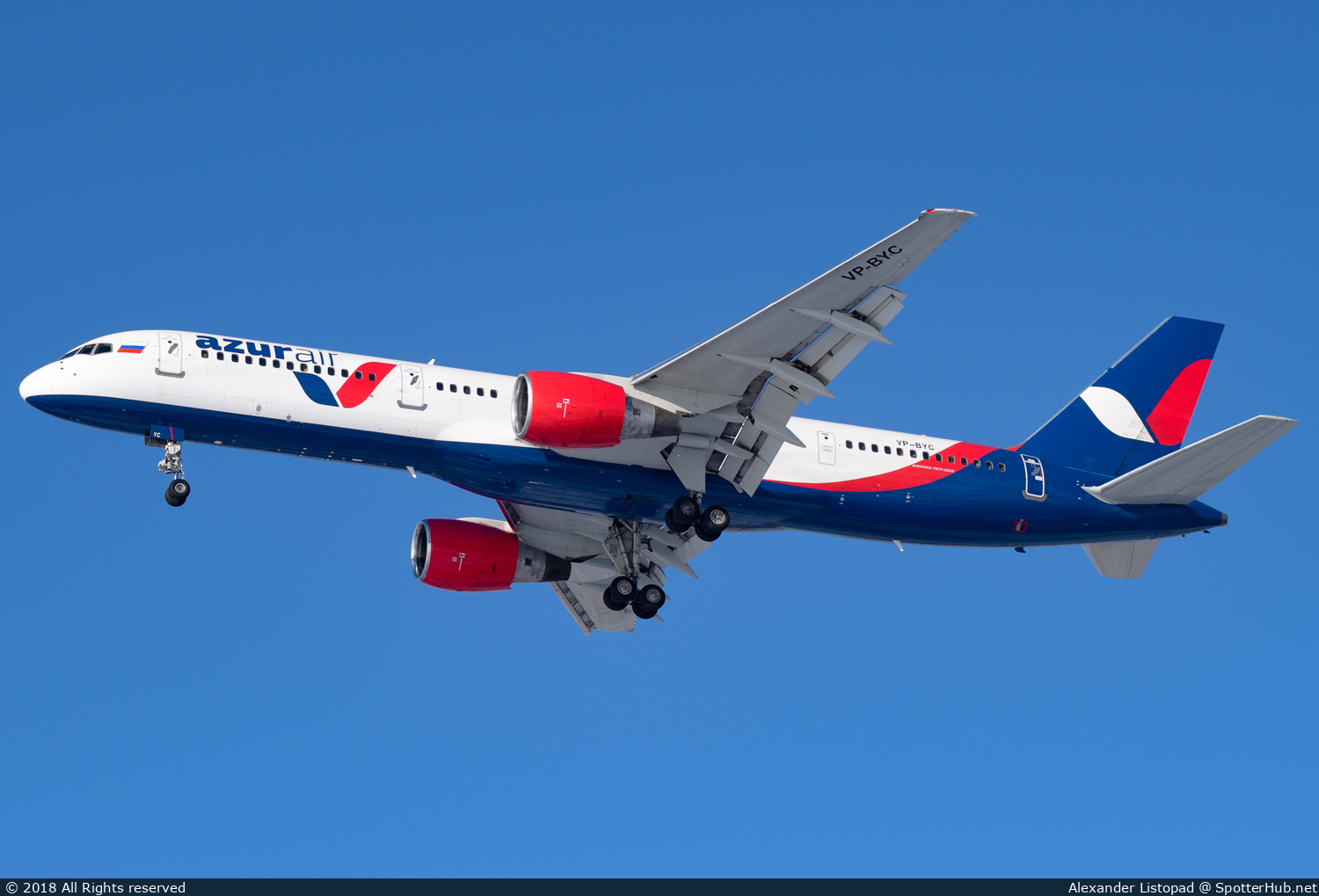 Photo of VP-BYC - Boeing 757-231 operated by Azur Air
