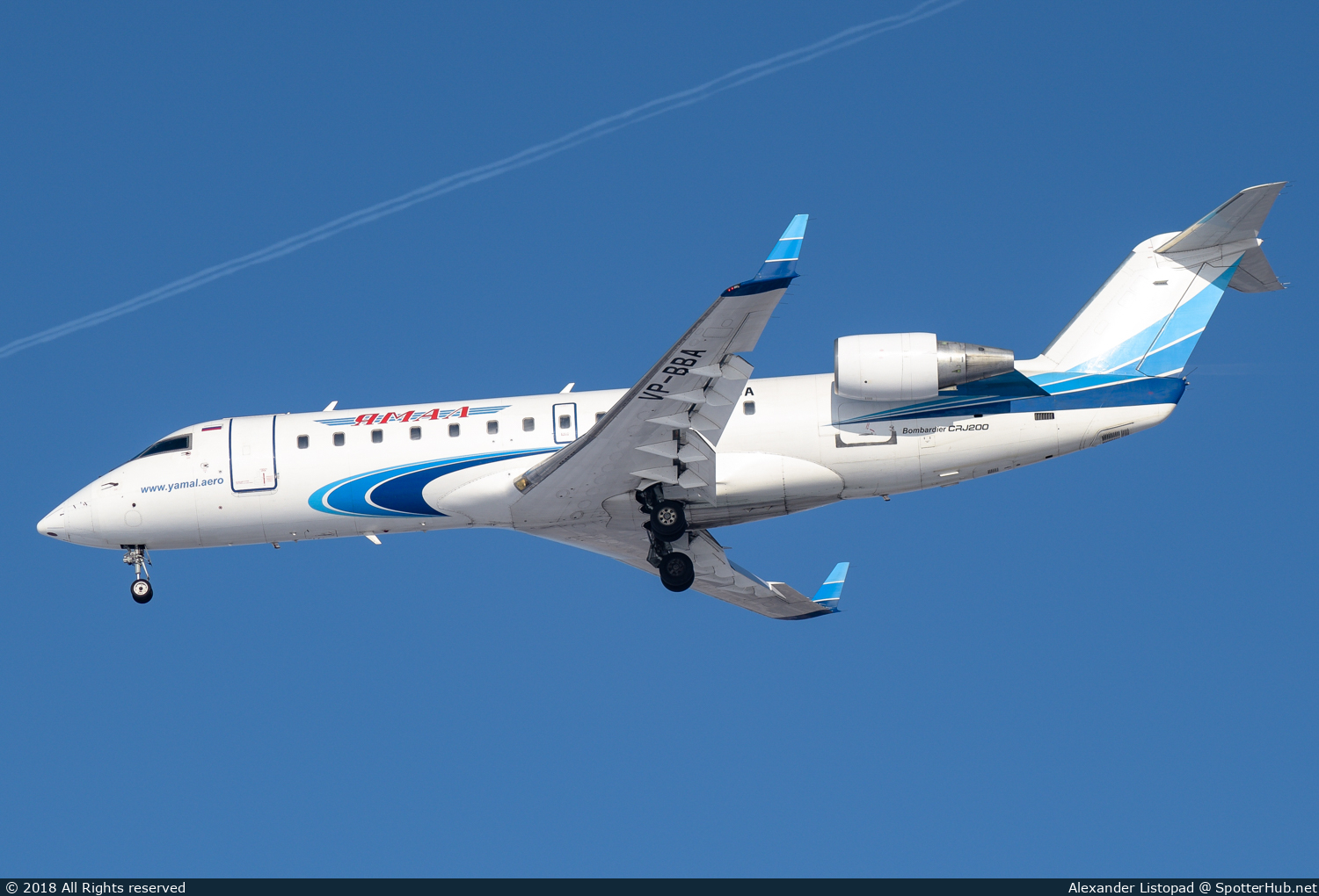 Photo of VP-BBA - Bombardier CRJ-200LR operated by Yamal Airlines