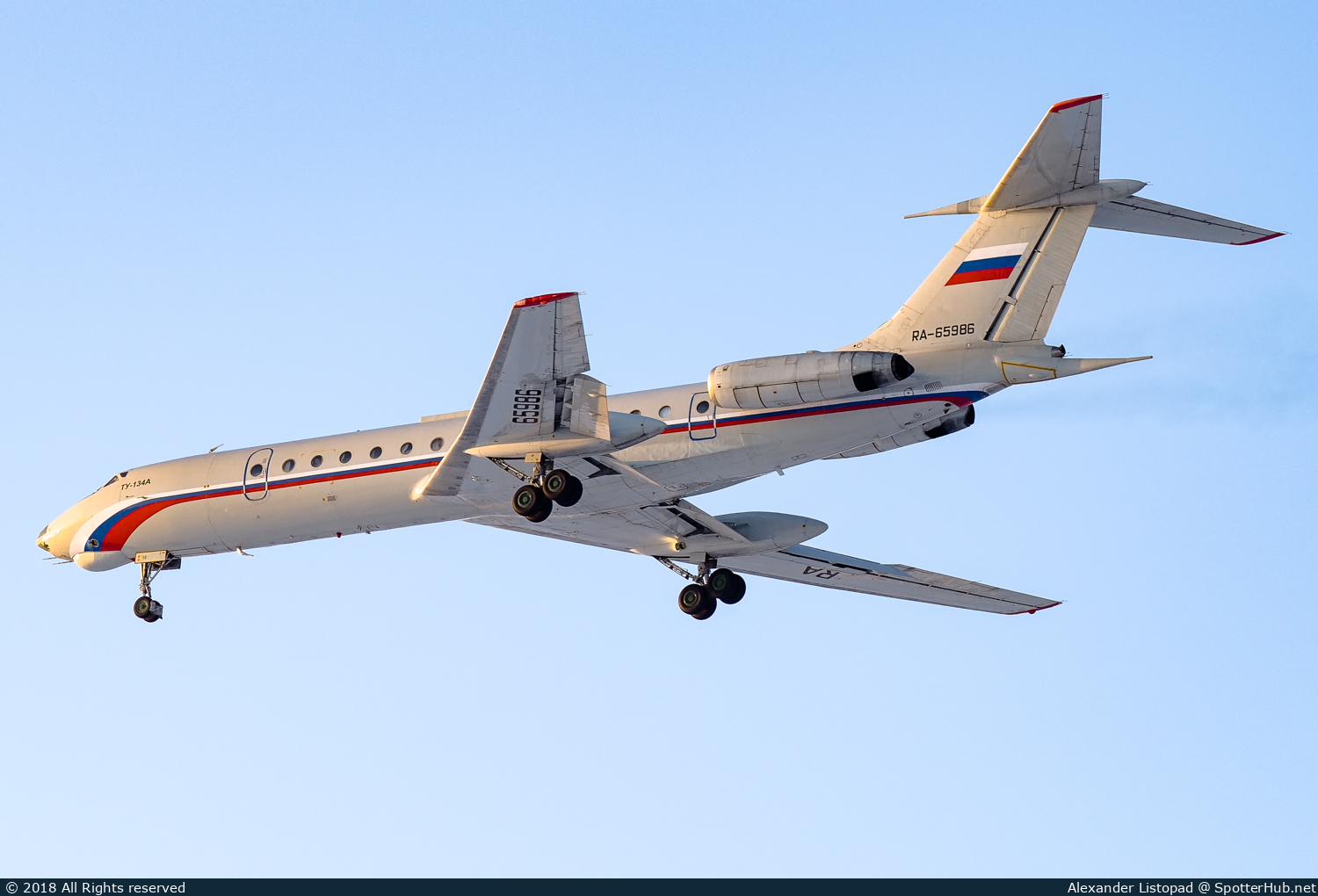 Photo of RA-65986 - Tupolev Tu-134AK operated by Russian Air Force