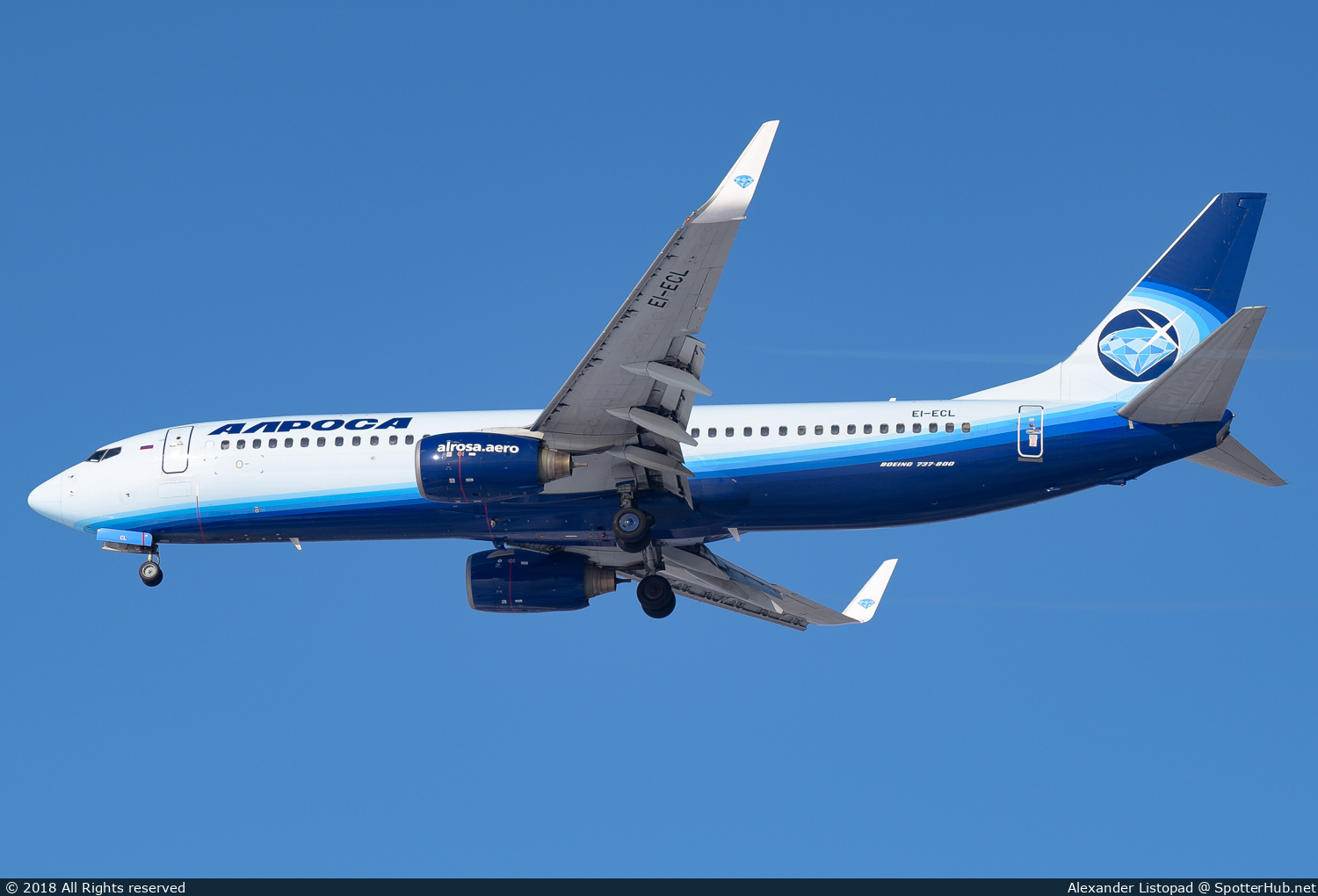 Photo of EI-ECL - Boeing 737-86N operated by Alrosa Airlines
